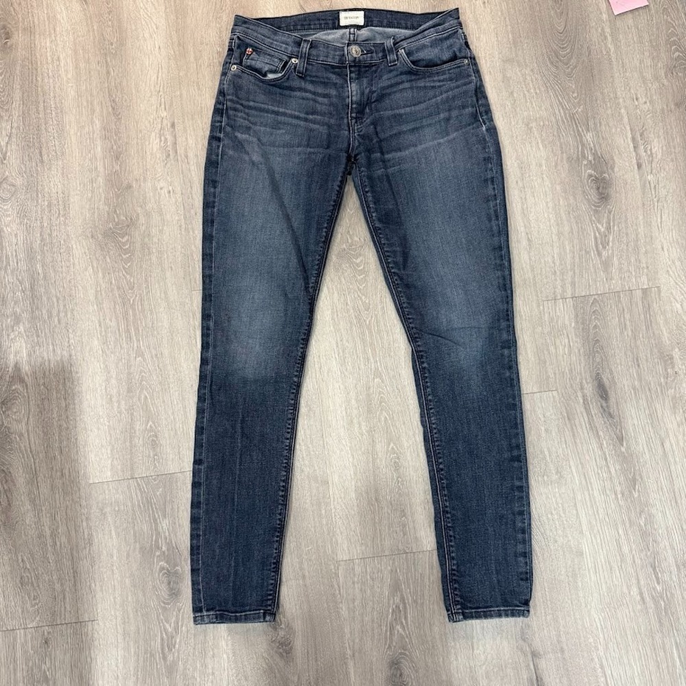 Hudson Jeans Womens 27 Blue Skinny‎ Stretch Denim low Rise 29x29
